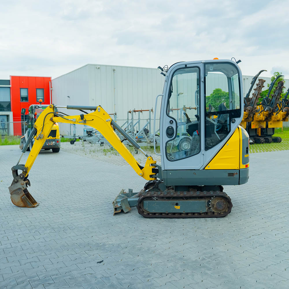 Minibagger Wacker Neuson ET16, Seitenansicht von links