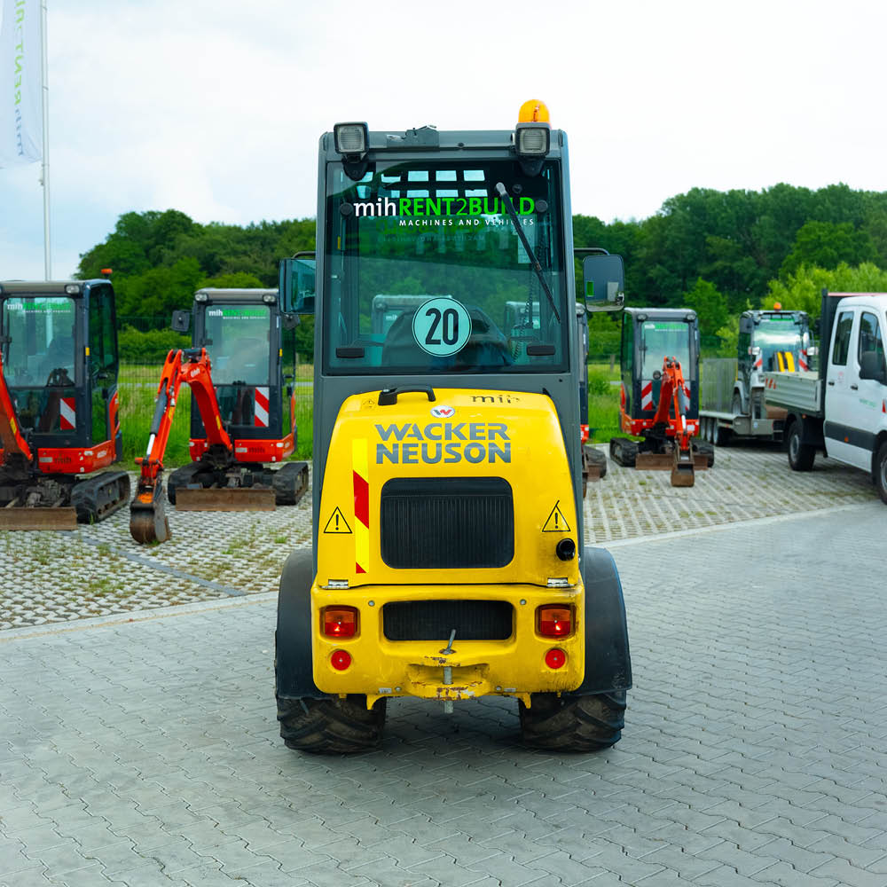 Radlader Wacker Neuson WL20, Ansicht von hinten