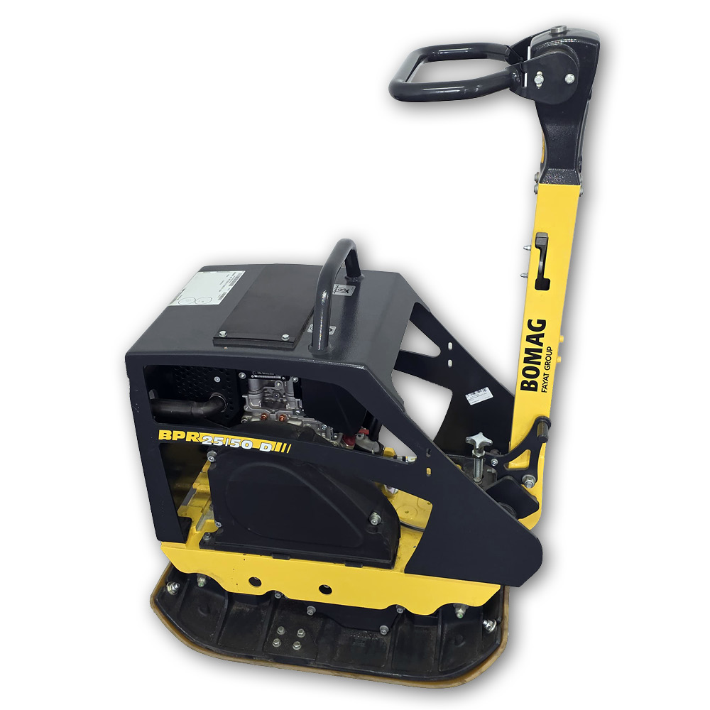 Rüttelplatte BOMAG BPR 25/50 D, Seitenansicht