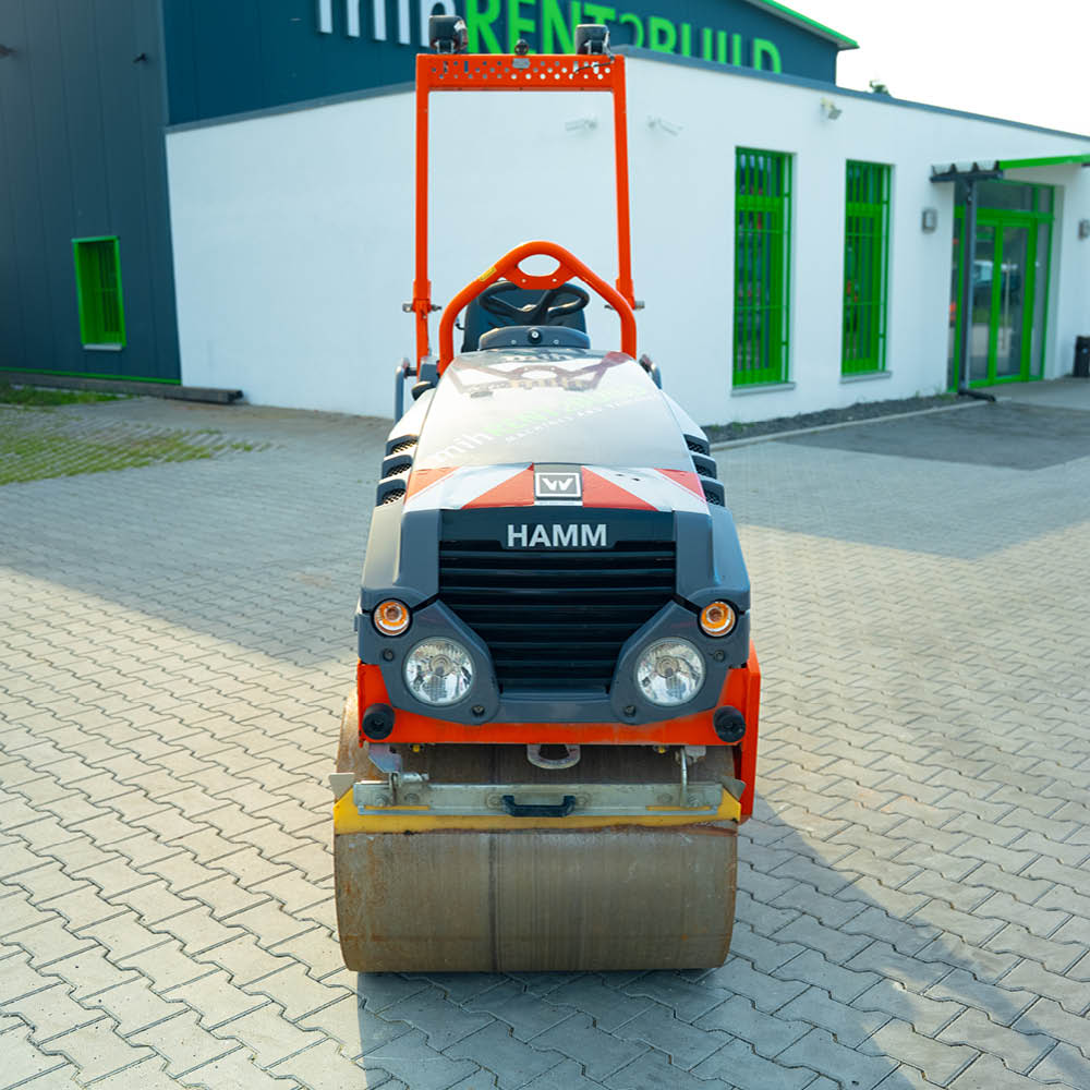 Tandemwalze HAMM HD 8, Ansicht von vorne